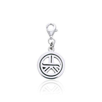 Reiki Symbol Silver Clip Charm TWC037 - Jewelry